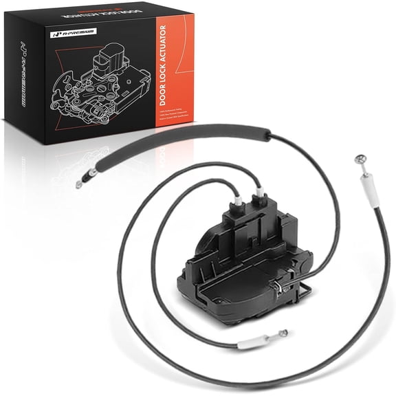 A-Premium Rear Left Driver Side Door Lock Actuator Compatible with 2004-2014 Nissan Titan Crew Cab Pickup