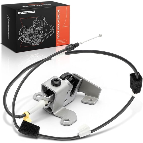 A-Premium Door Lock Latch Actuator with Cable Compatible with Ford Vehicles - for F-150 F150 2009-2014 - Rear Upper Right, Replace# 9L3Z18264A00B