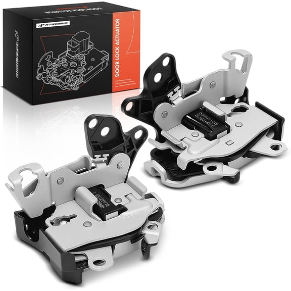 A-Premium Door Lock Latch Compatible with Ford & Lincoln Vehicles - F-250/F-350/F-450 Super Duty 2011-2016, Expedition/Navigator 2010-2017 - Front Driver and Passenger Side, 2-PC Set