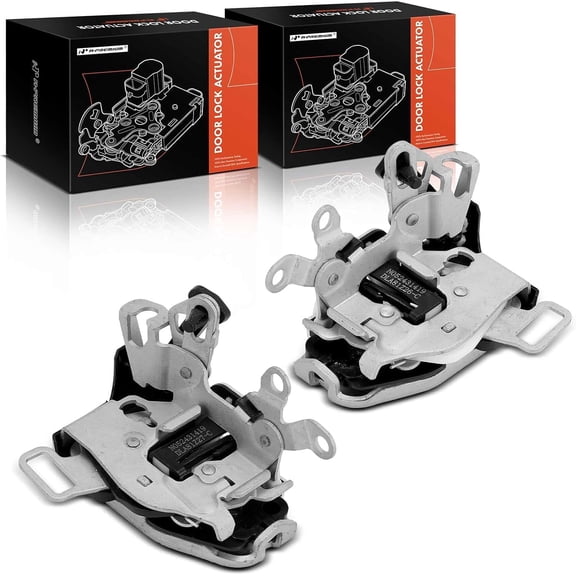 A-Premium Door Lock Latch Compatible with Ford Vehicles - F-250 F-350 F-450 F-550 Super Duty 1999-2008, Excursion 2000-2005 - Rear Driver & Passenger Side, 2-PC Set, Replace# F81Z2626413AA