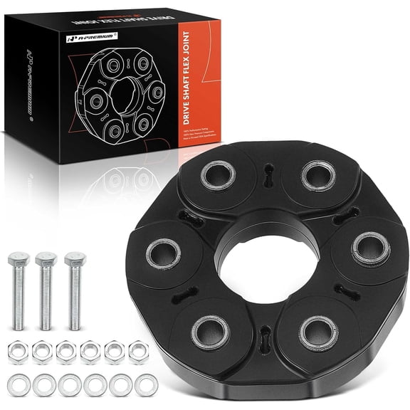 A-Premium Drive Shaft Coupler Flex Joint Coupling with Bolts Compatible with Chrysler 300 2005-2010 & Dodge Challenger 2010-2011, Charger 2006-2011, Magnum 2005-2008, Replace# 5127289AA, 5144110015