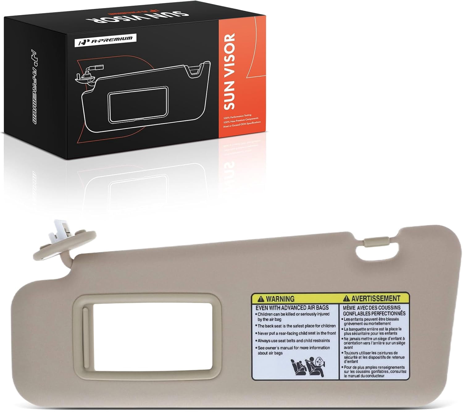 A-Premium Driver Left Side Sun Visor Compatible with Toyota Highlander ...
