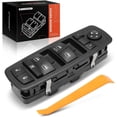 thumbnail image 1 of A-Premium Driver Side Master Power Window Switch Compatible with Chrysler 200 2017, Pacifica 2018-2021, Voyager 2020-2021, Without Folding Mirror, Replace# 68275252AC, 68275252AD, DWS2252, 1 of 6