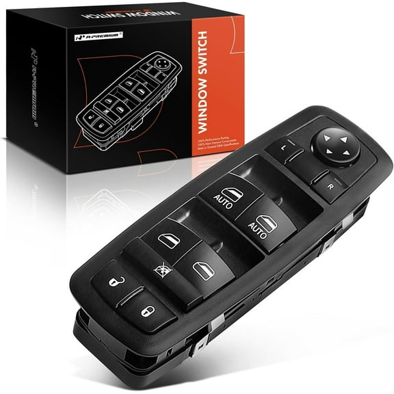 A-Premium Driver Side Master Power Window Switch Compatible with Dodge Durango 2014-2015 Jeep Grand Cherokee 2014-2016