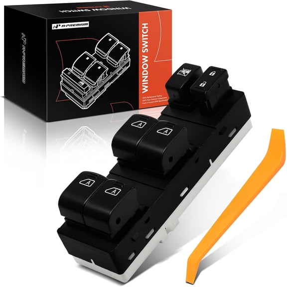 A-Premium Driver Side Master Power Window Switch Compatible with Nissan Maxima 2009-2014 & Infiniti QX56 2011-2012