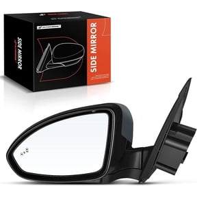 A-Premium Driver Side Power Door Mirror - Compatible with Chevrolet Cruze 2013-2015, Cruze Limited 2016 - Heated Manual Folding Black Outside Rear View Mirror w/Blind Spot Detection