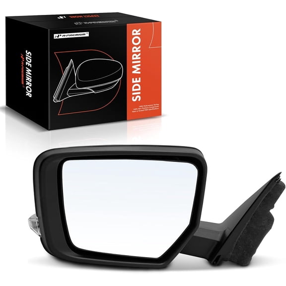 A-Premium Driver Side Power Door Mirror - Compatible with Chevrolet Impala 2014-2020 - Heated Manual Folding Black Outside Rear View Mirror w/Turn Signal, w/Puddle Light - Replace# 22936943