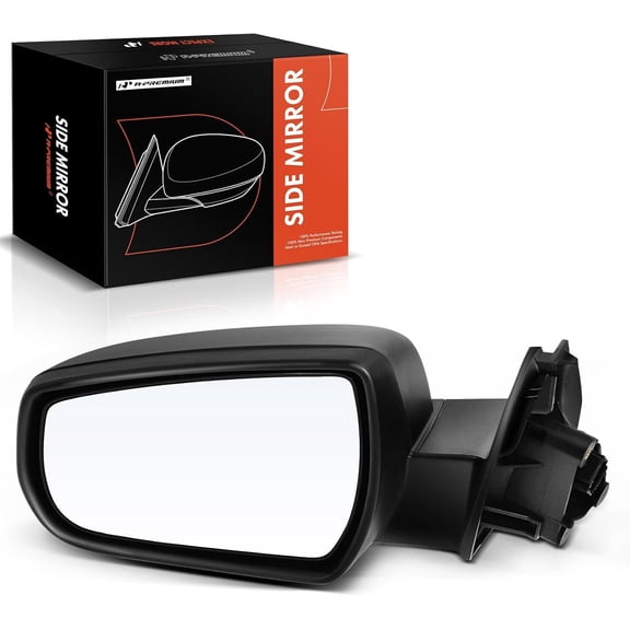 A-Premium Driver Side Power Door Mirror - Compatible with Chevrolet Malibu 2013-2015, Malibu Limited 2016 - Heated Non-Folding Black Outside Rear View Mirror - Replace# 22860546PFM
