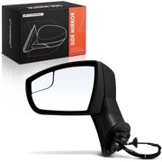 A-Premium Driver Side Power Door Mirror - Compatible with Ford EcoSport 2018 2019 2020 2021 2022 - Non-Heated Manual Folding Black Outside Rear View Mirror - Replace# FN1Z17D743B
