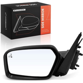 A-Premium Driver Side Power Door Mirror - Compatible with Ford Fusion 2010-2012 & Mercury Milan 2010-2011 - Heated, Non-Folding, Black Outside Rear View Mirror w/Blind Spot Detection and Puddle Light