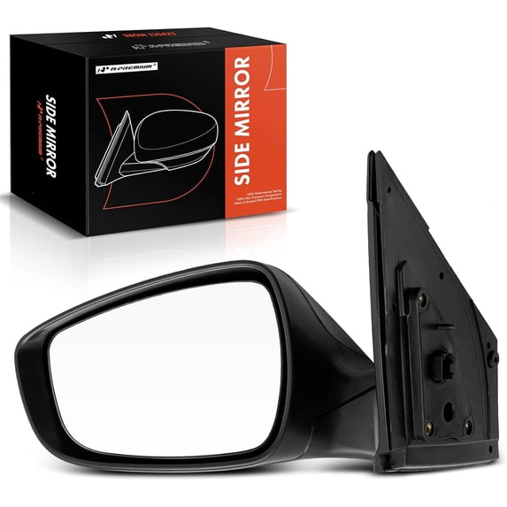 A-Premium Driver Side Power Door Mirror - Compatible with Hyundai Accent 2012-2017 - Non-Heated Manual Folding Black Outside Rear View Mirror w/Turn Signal