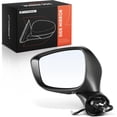 thumbnail image 1 of A-Premium Driver Side Power Door Mirror Compatible with Mazda CX-5 2015-2016 - Heated Manual Folding w/Turn Signal Black Outside Rear View Mirror w/o Blind Spot Detection - Replace# KR22691N783, 1 of 6