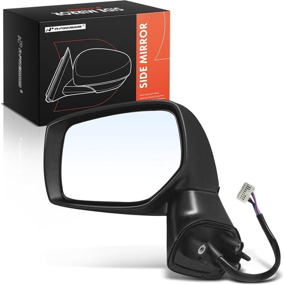 A-Premium Driver Side Power Door Mirror - Compatible with Subaru Outback/Legacy 2015-2017 - Heated Manual Folding Black Outside Rear View Mirror - Replace# 91036AL20B-PFM, 91036AL20BPFM