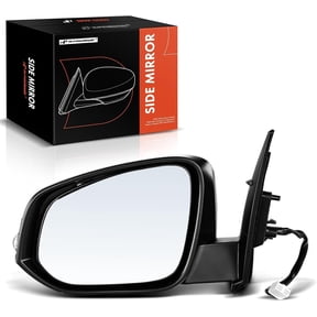 A-Premium Driver Side Power Door Mirror - Compatible with Toyota RAV4 2013 2014 2015 - Heated Manual Folding w/Turn Signal White Outside Rear View Mirror