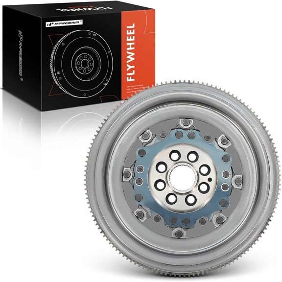A-Premium Dual Mass Flywheel Compatible with Audi A3 2009-2013, A3 Quattro, TT Quattro & Volkswagen Jetta 2009 2012-2015, Eos, GTI, 2.0L Gas Turbo, Automatic Dual Clutch Trans, Replace# 06J105266D