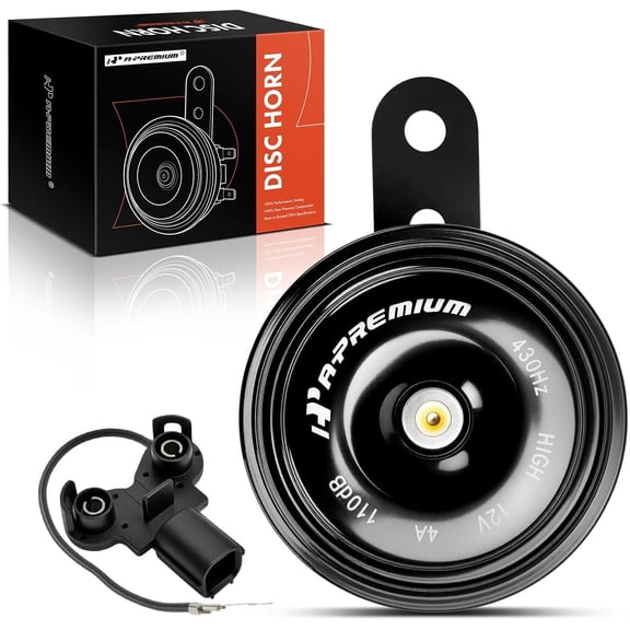 A-Premium Electric Disc Horn Compatible with Honda CR-V CRV, Civic, Accord, Odyssey, Fit & Acura MDX, TSX, TL, RL