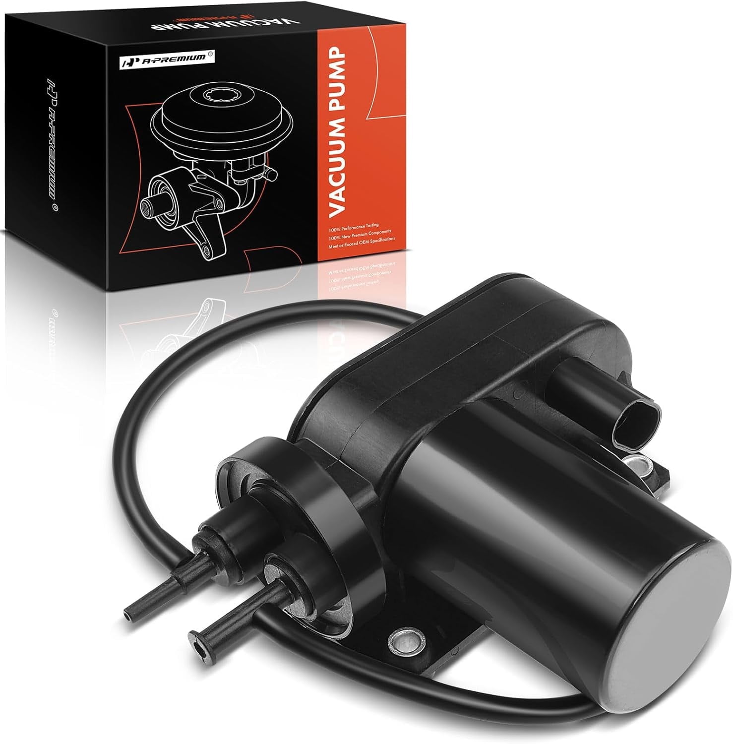 A-Premium Electric Motor Drive Vacuum Pump Compatible with Chevrolet Express 2500/3500/4500, C4500/C5500/C6500/C7500 Kodiak, C8500 & GMC Savana 2500/3500/4500, C8500 Kodiak & Isuzu HTR/HVR/HXR