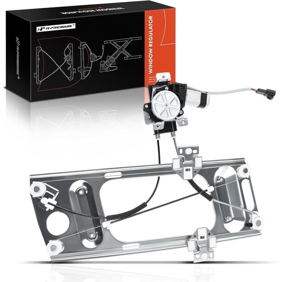 A-Premium Electric Power Window Regulator with Motor Compatible with Pontiac Grand Prix 1997-2002 Chevrolet Monte Carlo 2000-2007 Coupe Front Left Driver Side