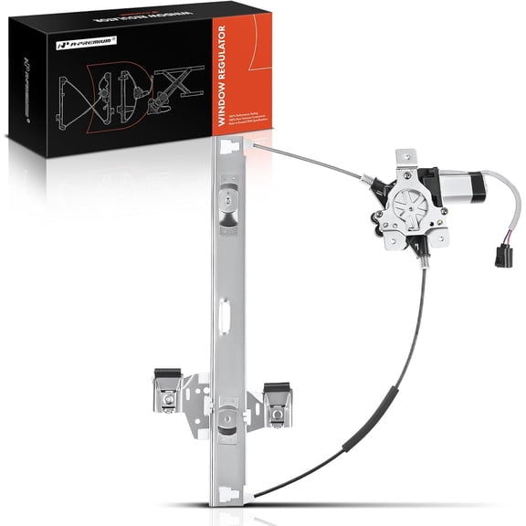 A-Premium Electric Power Window Regulator with Motor Compatible with Hummer H2 2003-2009 Rear Left Driver Side