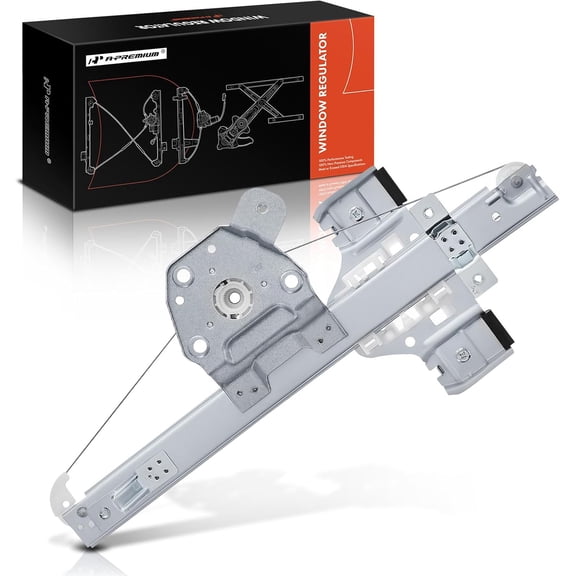 A-Premium Electric Power Window Regulator Without Motor Compatible with Chevrolet Caprice 2011-2017, SS 2014-2017 & Pontiac G8 2008-2009, Sedan, Rear Right Passenger Side, Replace# 92195913PFM