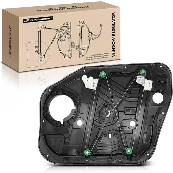 A-Premium Electric Power Window Regulator Without Motor Compatible with Hyundai Tucson 2016-2022 Front Left Driver Side, Replace # 82471D3011, 82471D3010