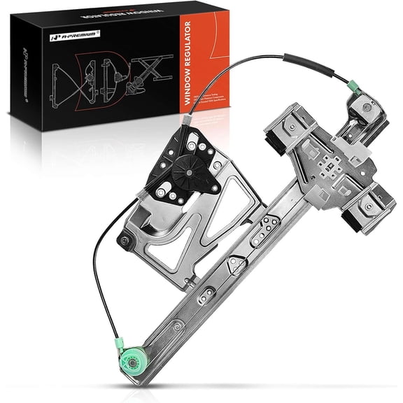 A-Premium Electric Power Window Regulator Without Motor Compatible with Cadillac DTS 2006 2007 2008 2009, Front Right Passenger Side