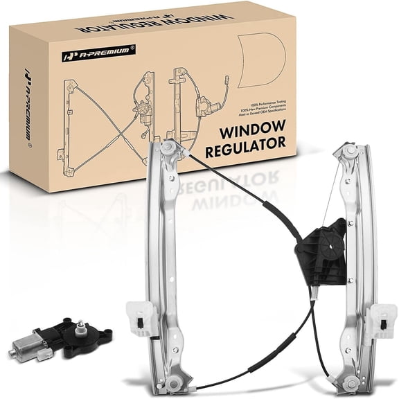 A-Premium Electric Power Window Regulator Without Motor Compatible with Chrysler 200 Dodge Avenger 2011-2014 Sedan Front Passenger Side