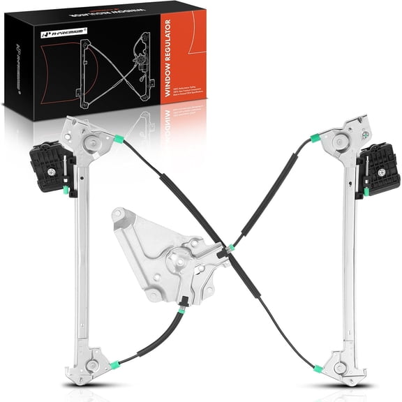 A-Premium Electric Power Window Regulator Without Motor Compatible with Ford Mustang 2010-2014 Coupe/Convertible Front Right Passenger Side