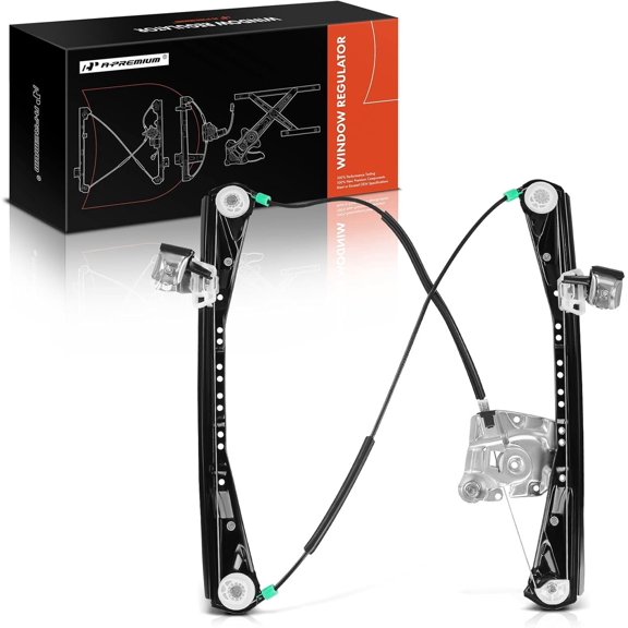 A-Premium Electric Power Window Regulator Without Motor Compatible with Lincoln LS 2000-2002 Sedan Front Passenger Side