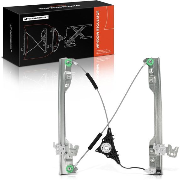 A-Premium Electric Power Window Regulator Without Motor Compatible with Nissan Murano V6 3.5L 4-Door 2009-2014 Front Right Passenger Side