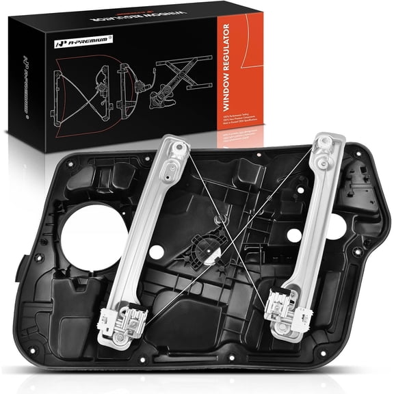 A-Premium Electric Power Window Regulator Without Motor with Panel Compatible with Hyundai Sonata 2011-2014 Sedan Front Left Driver Side