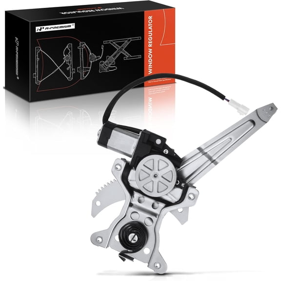 A-Premium Power Window Regulator with 2-Pin Motor Rear Driver Side Compatible with Toyota Corolla 1998 1999 2000 2001 2002 Rear Left Driver Side