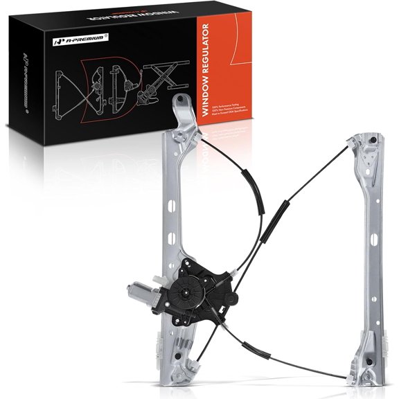 A-Premium Power Window Regulator with Motor Front Driver Side Compatible with GMC Acadia 2017 2018 2019, Front Left Driver Side