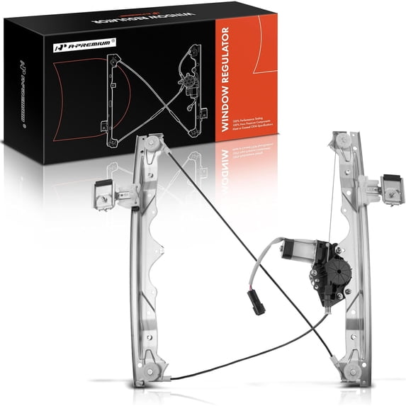 A-Premium Electric Power Window Regulator with Motor Compatible with Jeep Grand Cherokee 2005 Front Right Passenger Side