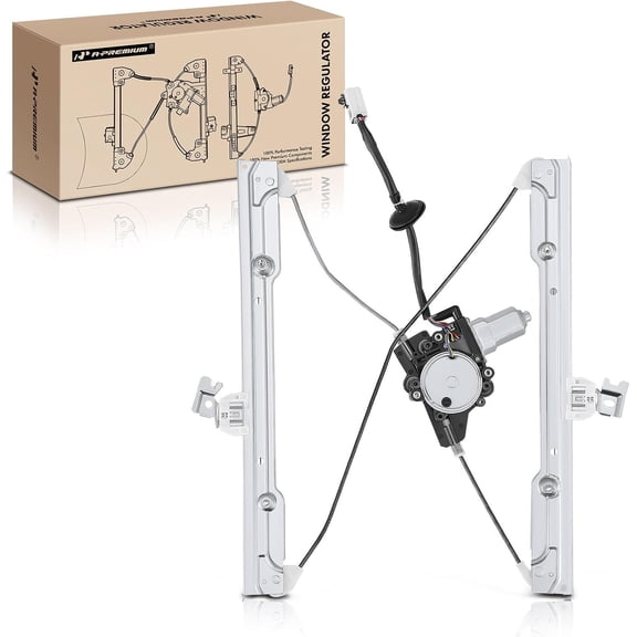 A-Premium Electric Power Window Regulator with Motor Compatible with Nissan Maxima 2004 2005 2006 2007 2008 Sedan, Front Left Driver Side