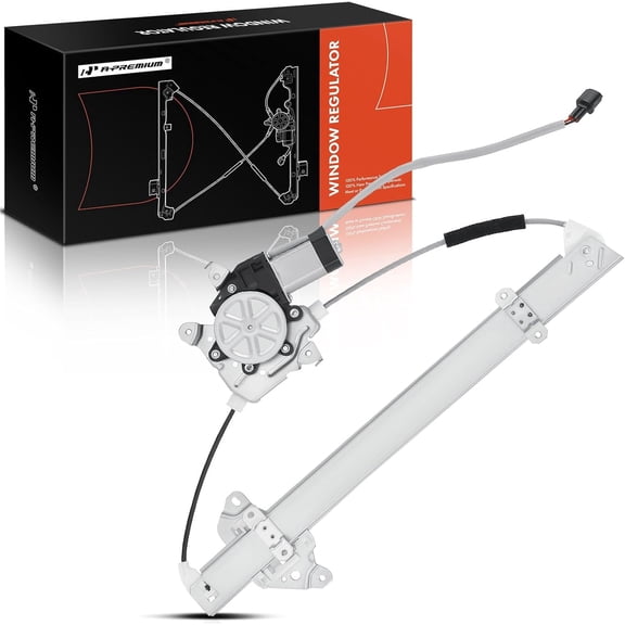 A-Premium Electric Power Window Regulator with Motor Compatible with Nissan Tiida Versa 2007-2013 Sedan Hatchback Front Right