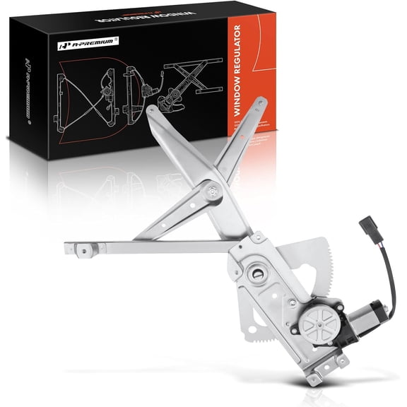 A-Premium Electric Power Window Regulator with Motor Compatible with Saturn L100 L200 L300 LS LS1 LS2 LW1 LW2 LW200 LW300 Front Passenger Side