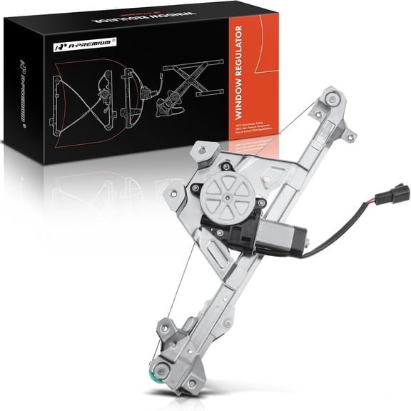 A-Premium Electric Power Window Regulator with Motor Compatible with Saturn L100 L200 L300 LS LS1 LS2 LW1 LW2 LW200 LW300 Rear Driver Side