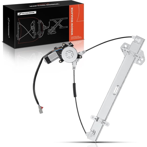 A-Premium Power Window Regulator with Motor Compatible with Honda Civic 2001-2005 (Sedan, US Built Only) Front Left Driver Side