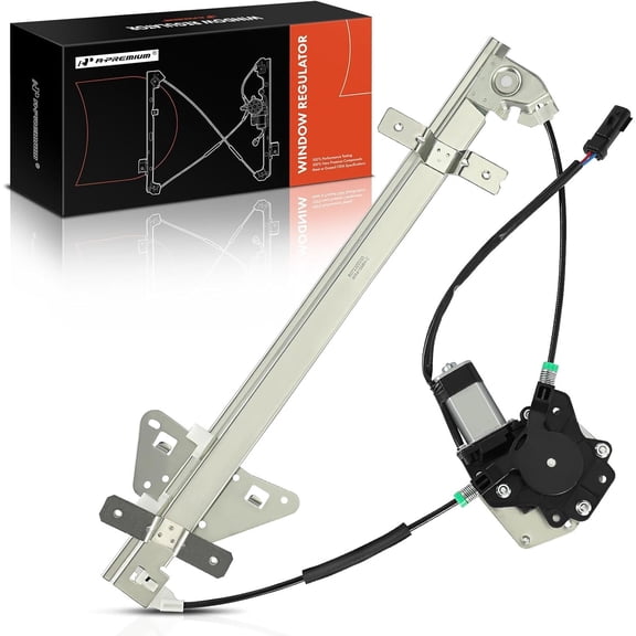 A-Premium Electric Window Regulator with Motor Compatible with Dodge Dakota 2000-2004 Pickup Durango 1998-2003 Sport Utility Rear Left Driver Side