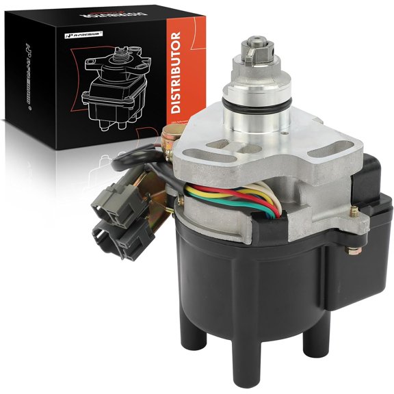 A-Premium Electronic Distributor with Cap and Rotor Compatible with Toyota Corolla, Celica & Geo Prizm, L4 1.6L, 1990 1991 1992 1993