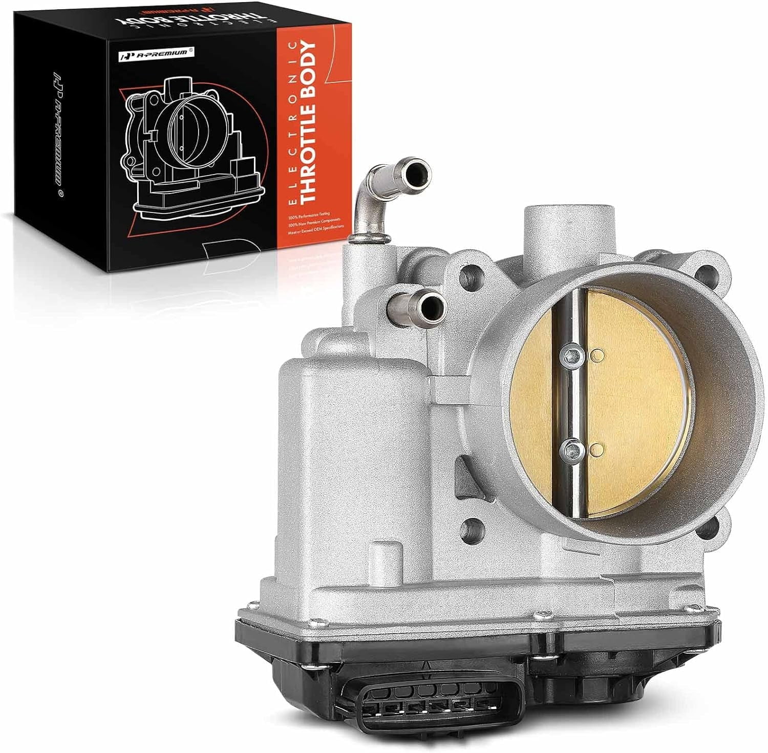 A-Premium Electronic Throttle Body Compatible with Nissan Altima 13-18, Rogue 14-19, Rogue Select 14-15, Frontier 05-19, L4 152 2.5L 2488cc, Replace# 16119-3TA0A, 16119-EA00A