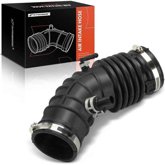 A-Premium Engine Air Clean Intake Tube Hose W/Clamps Compatible with Infiniti G20 2000 2001 2002
