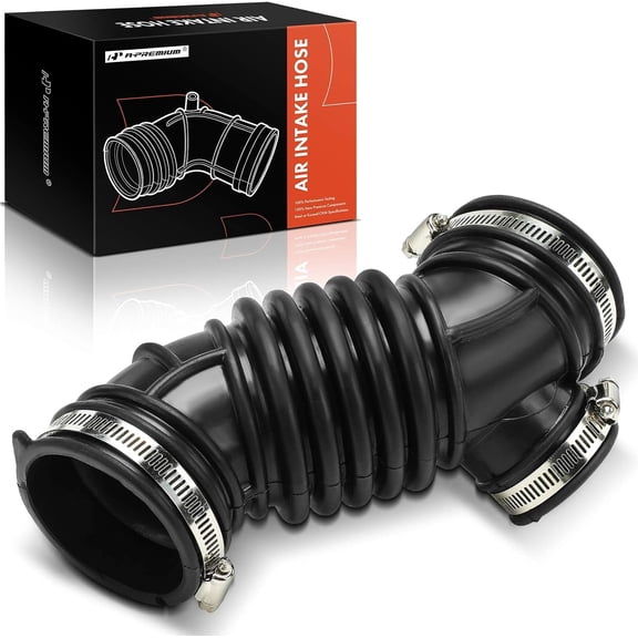 A-Premium Engine Air Clean Intake Tube Hose with Clamps Compatible with Nissan Rogue 2008-2013, Rogue Select 2014-2015, 2.5L
