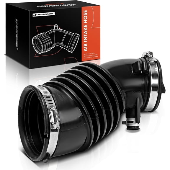 A-Premium Engine Air Cleaner Intake Hose W/Clamps Compatible with Honda Odyssey 2008 2009 2010, 3.5L