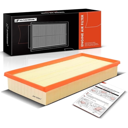 A-Premium Engine Air Filter Compatible with Audi Q7 & Land Rover Range Rover & Porsche Cayenne & Volkswagen Touareg, 2004-2018, Flexible Panel, Replace# 95511013110