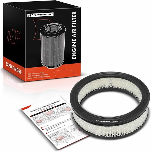 A-Premium Engine Air Filter Compatible with Austin America 1968-1972, Mini Cooper 1967-1969 1.3L & Opel Kadett 1964-1969 1.1L, Replace# A12283, AM106953