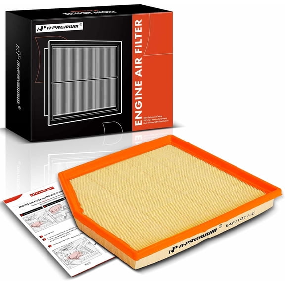 A-Premium Engine Air Filter Compatible with BMW 335I 2012-2013, 335i xDrive 2011-2013, 335is 2012-2012, X1 2013-2015, 135i 2011-2013, 135is 2013-2013, 3.0L, Replace# 13717599285