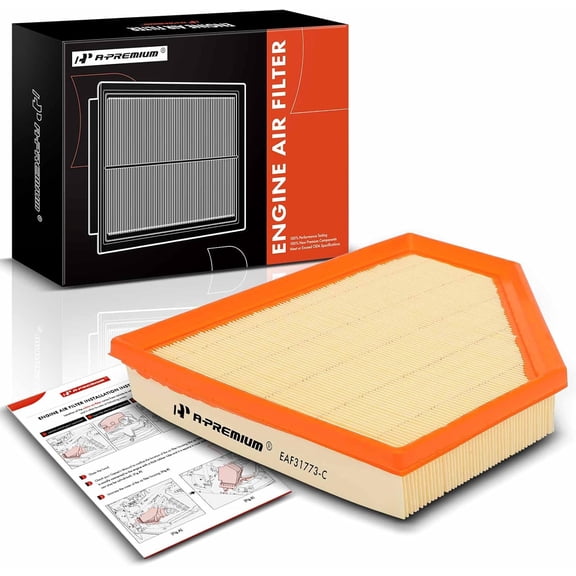 A-Premium Engine Air Filter Compatible with BMW G20 Series 330e 2021-2023, 330e xDrive 2021-2024, 330i 2019-2024, 330i GT xDrive 2019-2019, 330i xDrive 2019-2024, G29 Series Z4 2019-2024, 2.0L
