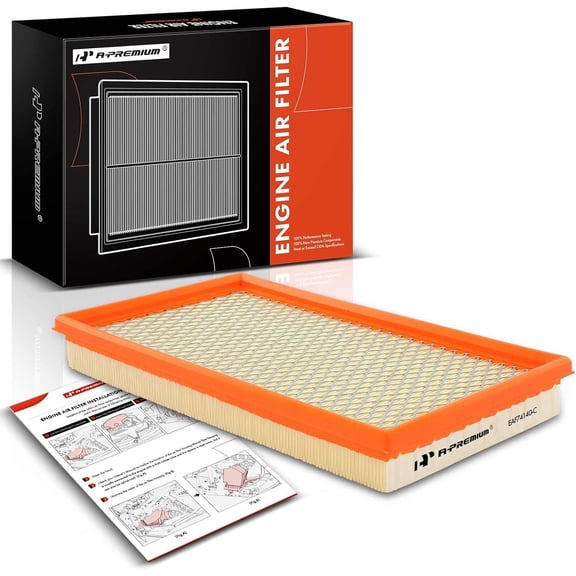 A-Premium Engine Air Filter Compatible with Chrysler Concorde, Intrepid, LHS, New Yorker & Dodge Intrepid & Eagle Vision & Plymouth Prowler, 1993 1994 1995 1996 1997, Replace# 4573031